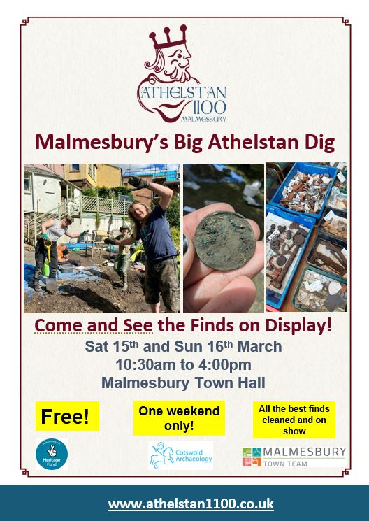 Malmesbury Town Council Malmesburys Big Athelstan Dig Finds On